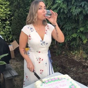 Reformation Haven Wrap dress Size S